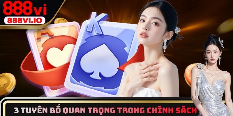 3 tuyên bố quan trọng trong chính sách miễn trừ