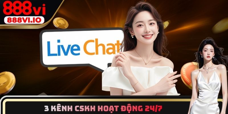 Liên hệ 888vi với 3 kênh CSKH hoạt động 24/7